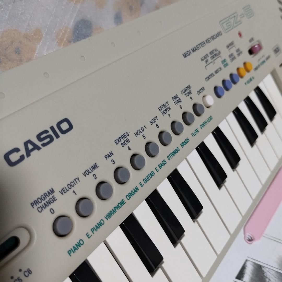 カシオ・MIDIキーボード 「 GZ-5 」純正ACアダプター付き