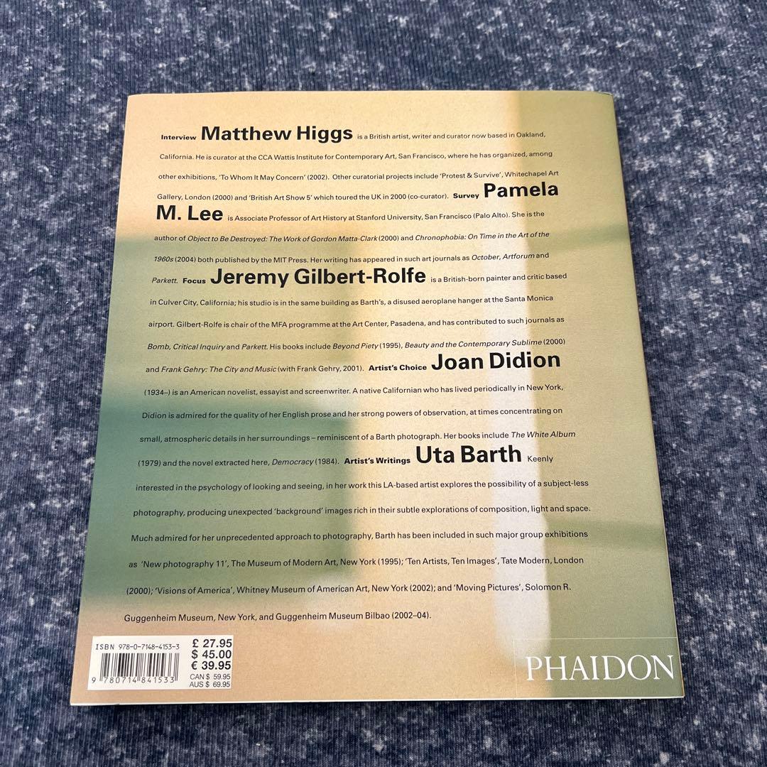 Uta Barth アートブック