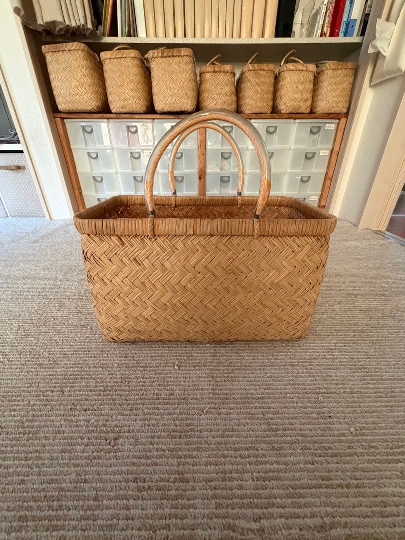 竹虎　すず竹市場かご　特大