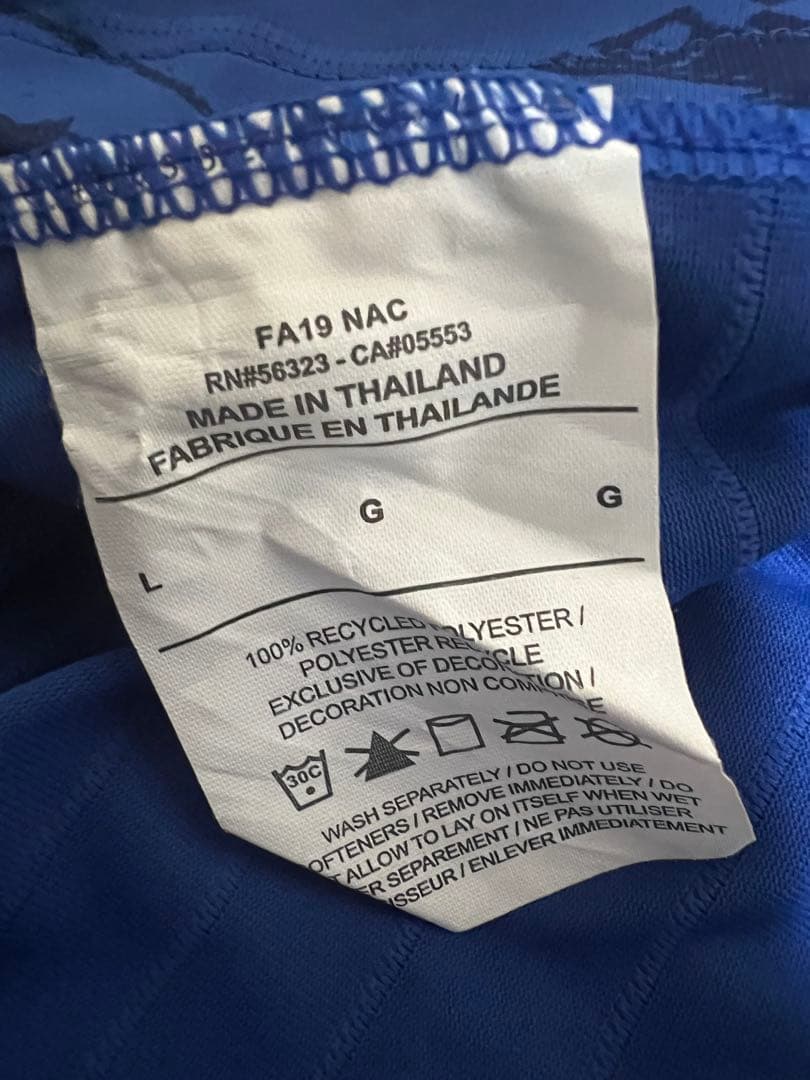 【正規品・タグ付】アザール ＃１０ チェルシー１９／２０ ユニフォーム（H)