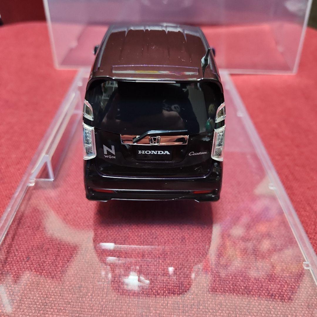 非売品ホンダ N-WGNカスタム カラーサンプル ミニカー パープル美品1/24