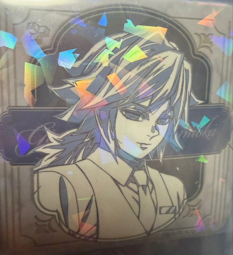 鬼滅の刃 富岡義勇 モクテル コレクションロト 第2弾 グリッター缶バッジ2種類