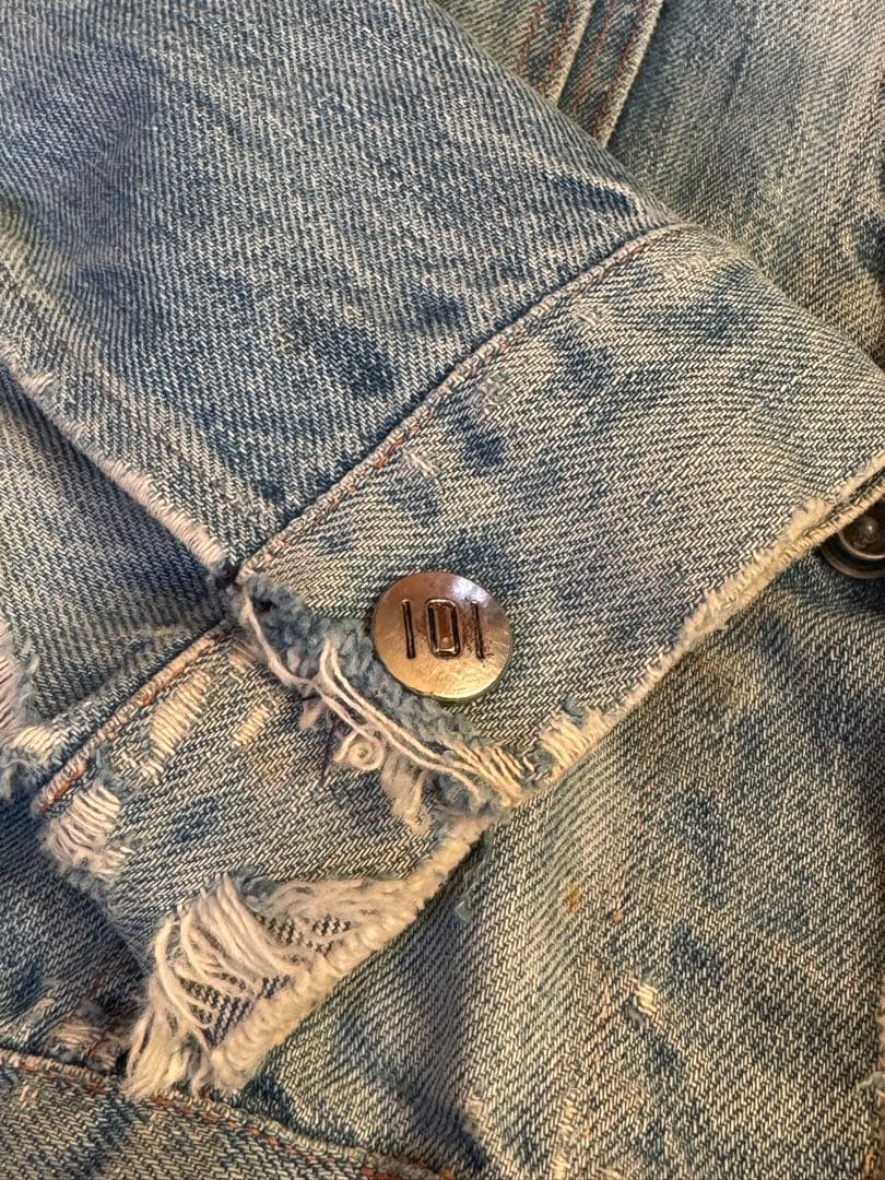 60s Montgomery Word 101 デニムジャケット 2ndタイプ