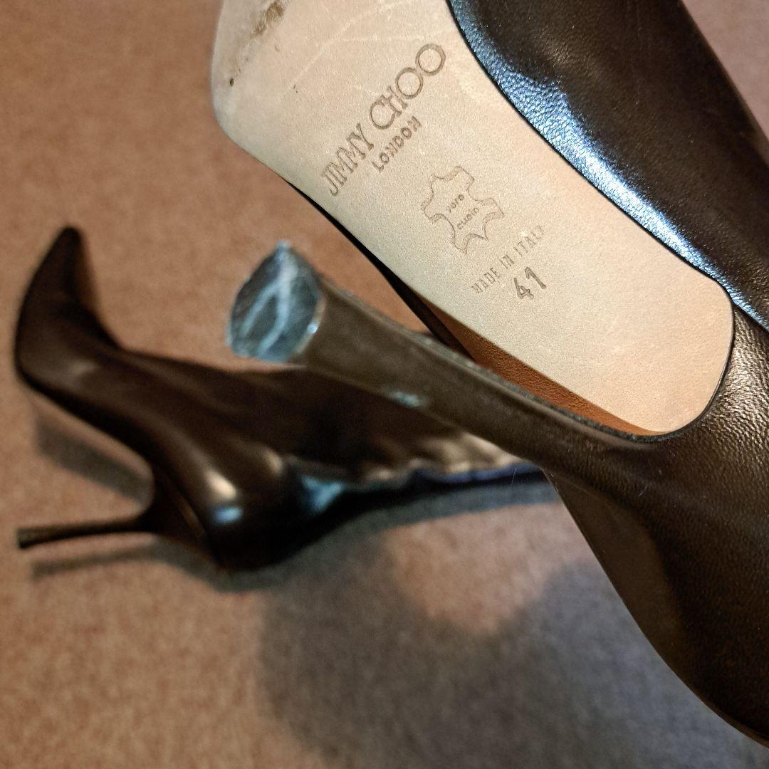 JIMMY CHOO焦げ茶色ブーツ41