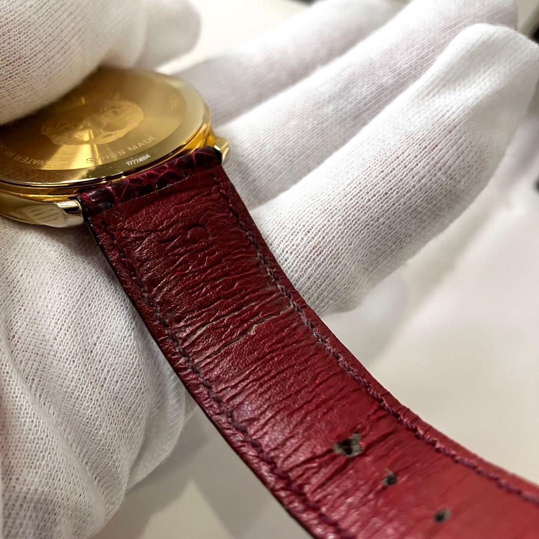 グッチ Gタイムレス 4キャットヘッド イエローゴールドPVD ピンク