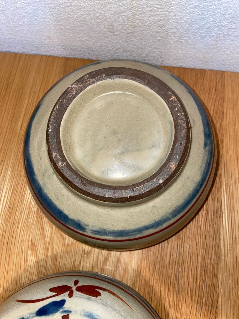 壺屋焼　やちむん　赤絵　タラフー　蓋物　浜田庄司　金城次郎　民藝