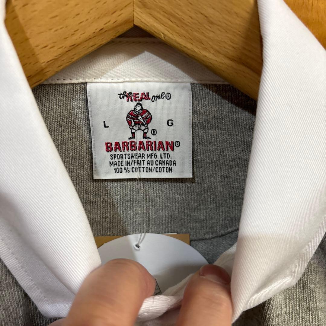 Nack1009(断捨離中) BARBARIAN グレー ラガーシャツ