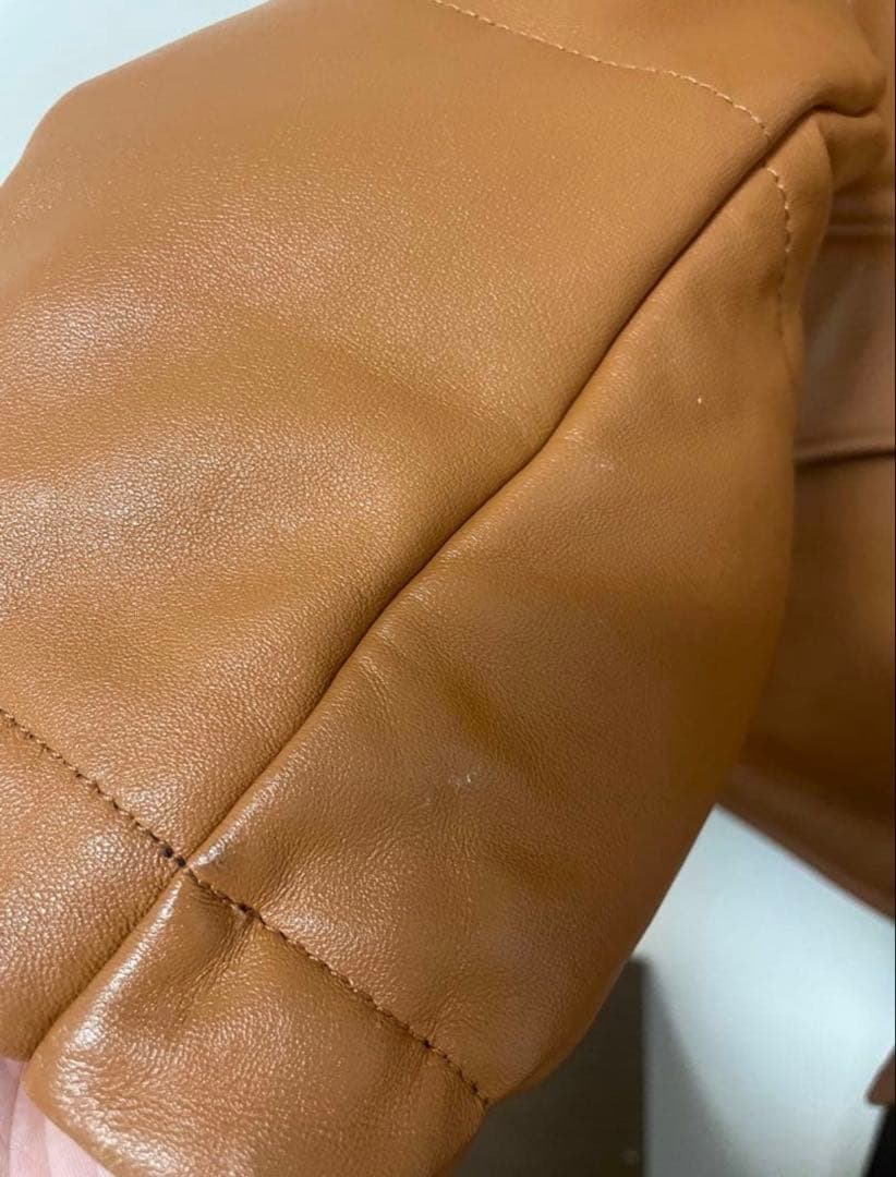 APE シープスキンレザーダウンジャケット　HERO キムタク着　エイプ　初期