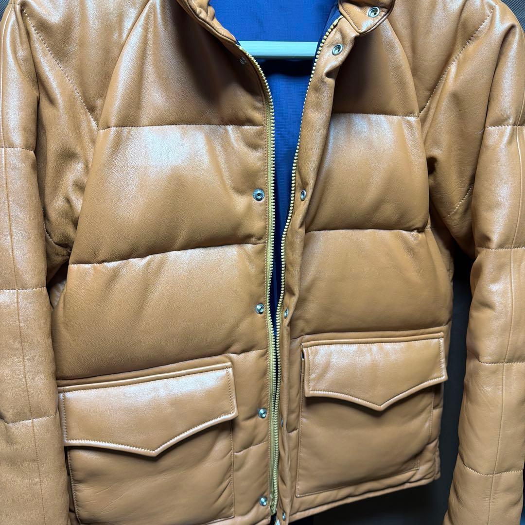 APE シープスキンレザーダウンジャケット　HERO キムタク着　エイプ　初期