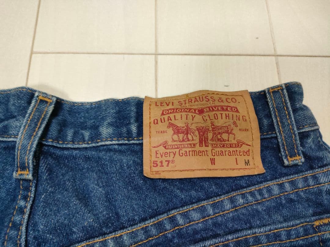 Levi’s 517 / ブーツカット MADE IN MEXICO w31実寸