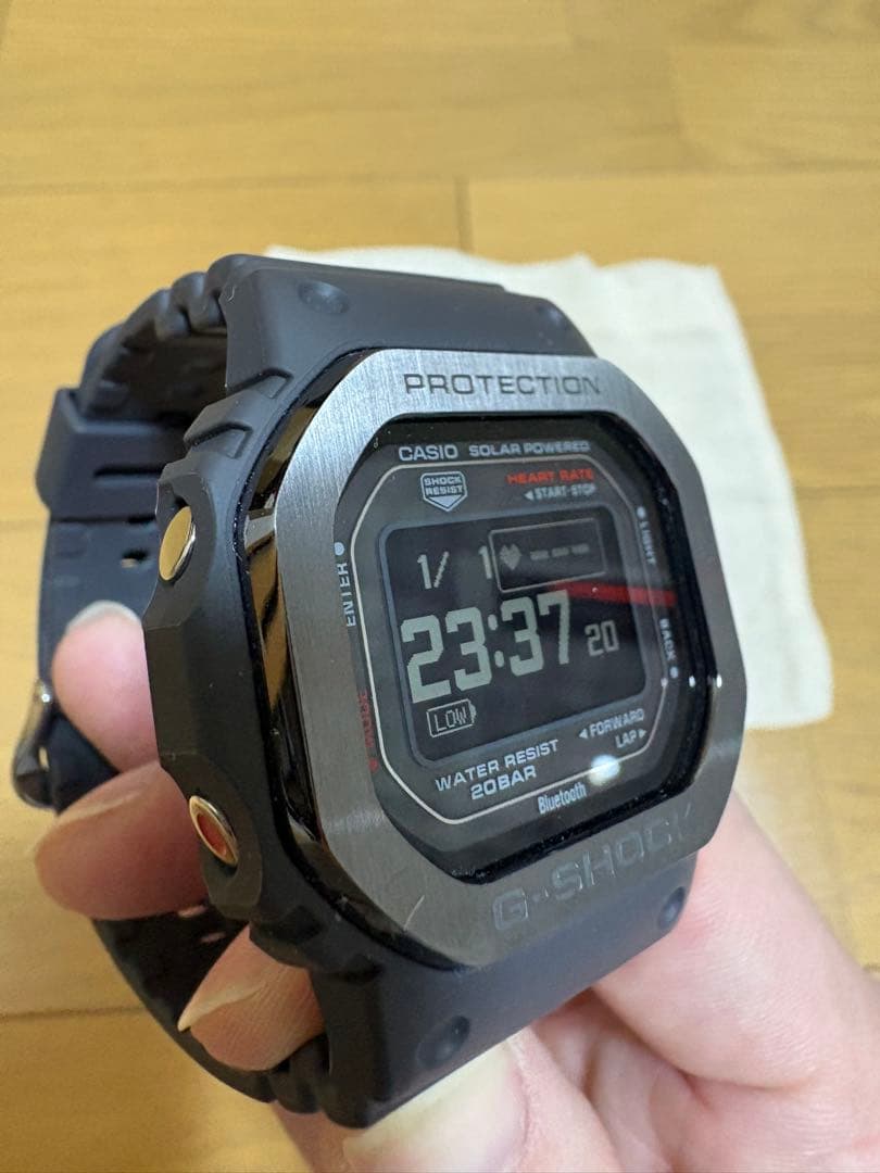 G-SHOCK G-SQUAD スマホ連動 デジタル 黒 カシオ 腕時計