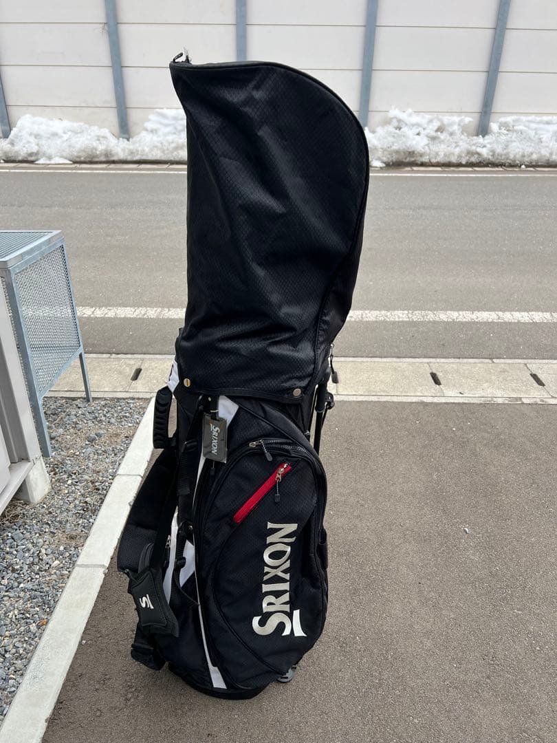 Srixon キャディバッグ 黒 スタンド付き