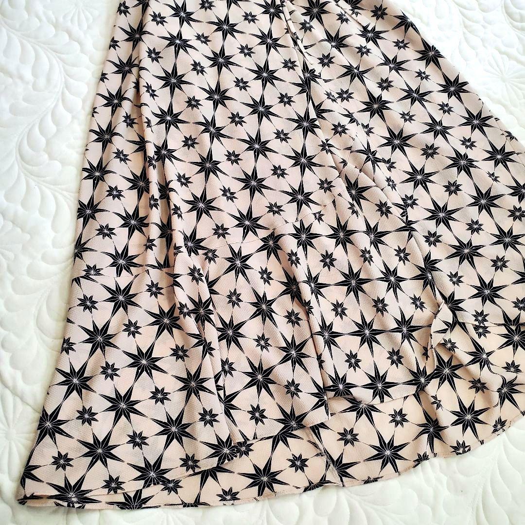 売約済み✨️専用　スタイリング／ケイシラハタ　八芒星柄カシュクールワンピース