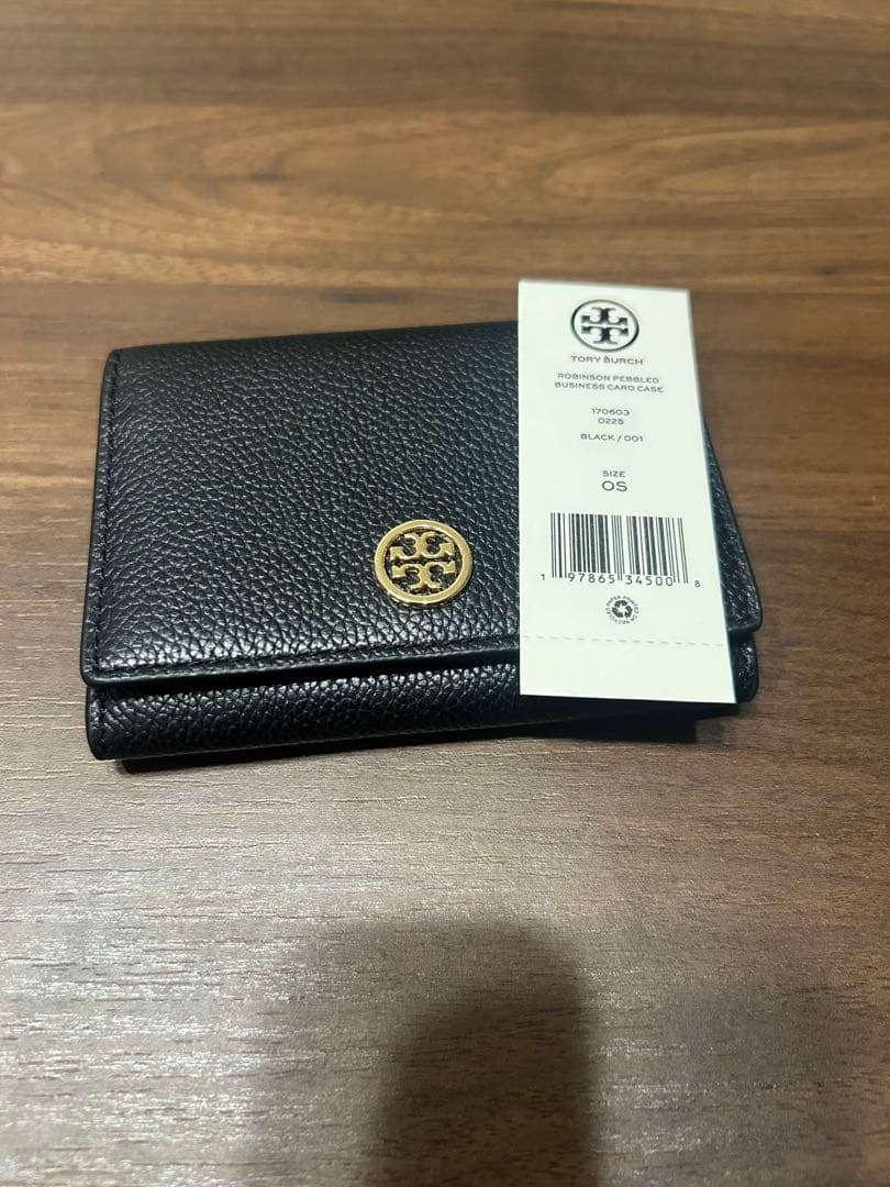 Tory Burch ブラック レザー 名刺入れ値段交渉