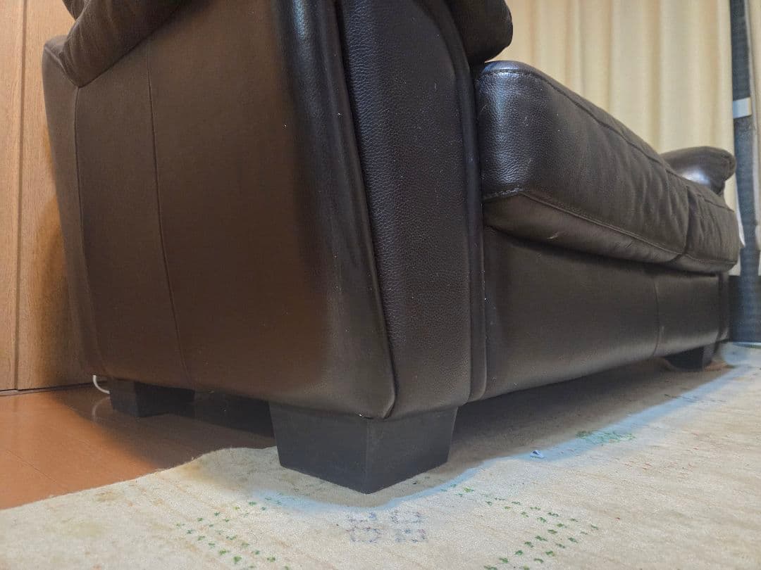 IDC大塚家具 ブラウン レザー ソファ　本皮　横須賀市から