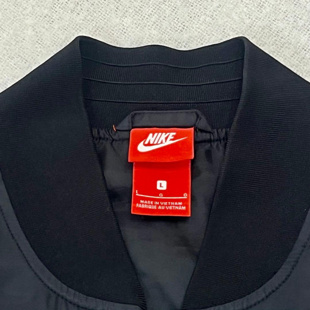 極美品希少ナイキ AF135周年記念 中綿 ボンバージャケット MA-1 黒 L