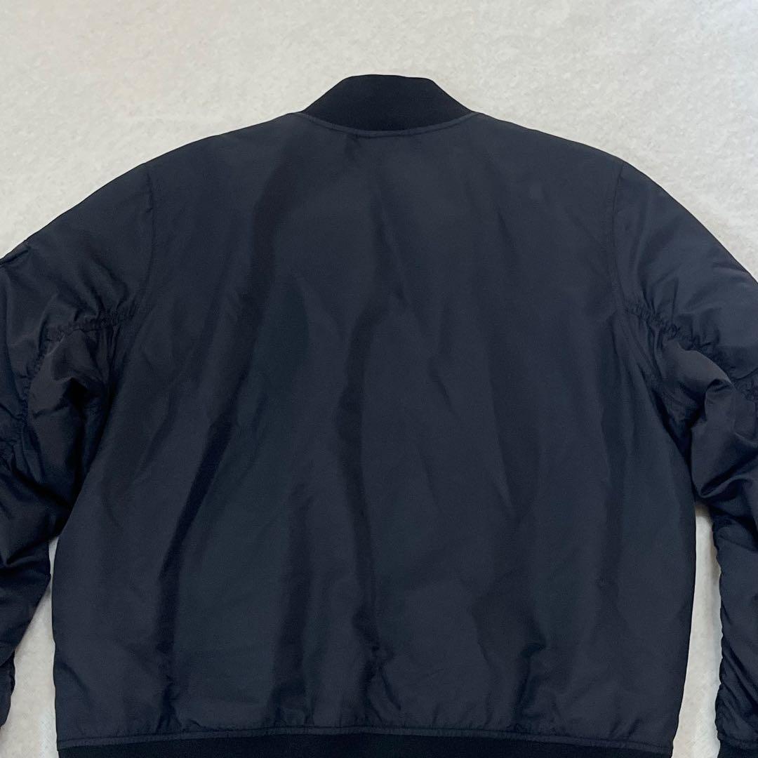 極美品希少ナイキ AF135周年記念 中綿 ボンバージャケット MA-1 黒 L