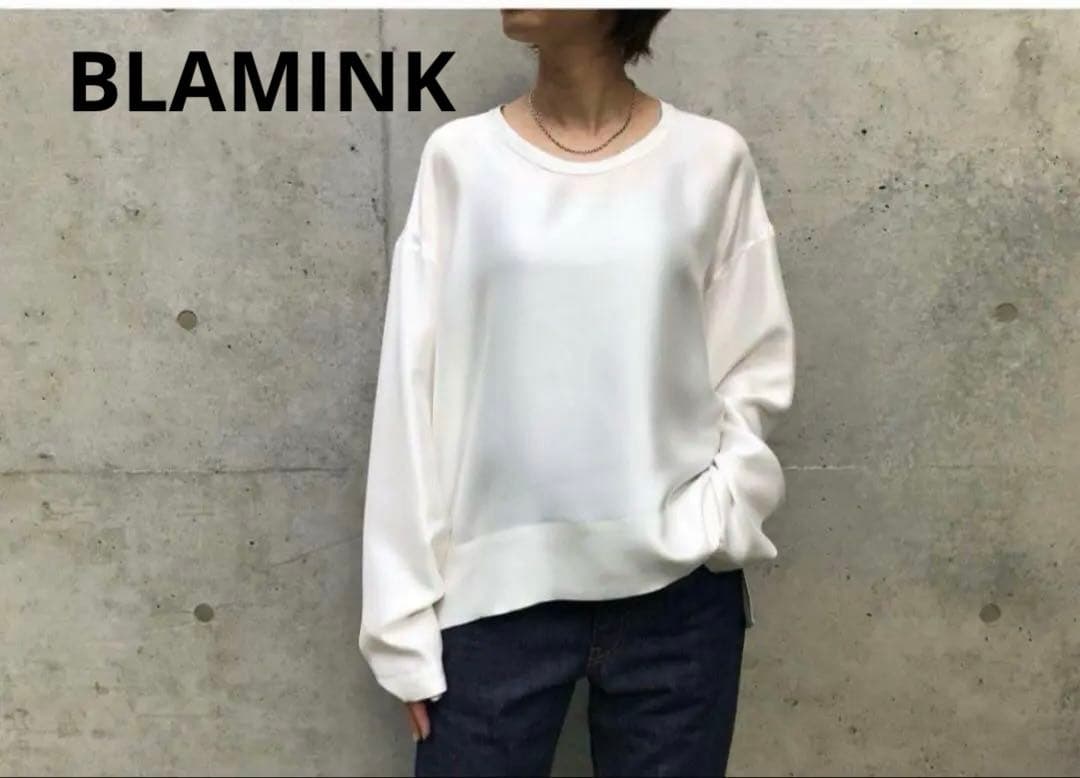 【人気】【定価5万】 BLAMINKブラミンクシルク インティメイト ブラウス