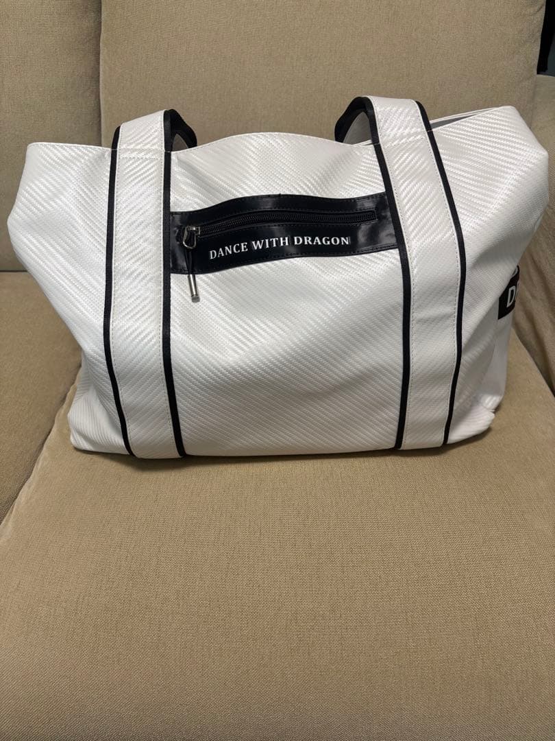 DANCE WITH DRAGON ボストンバッグ ホワイト