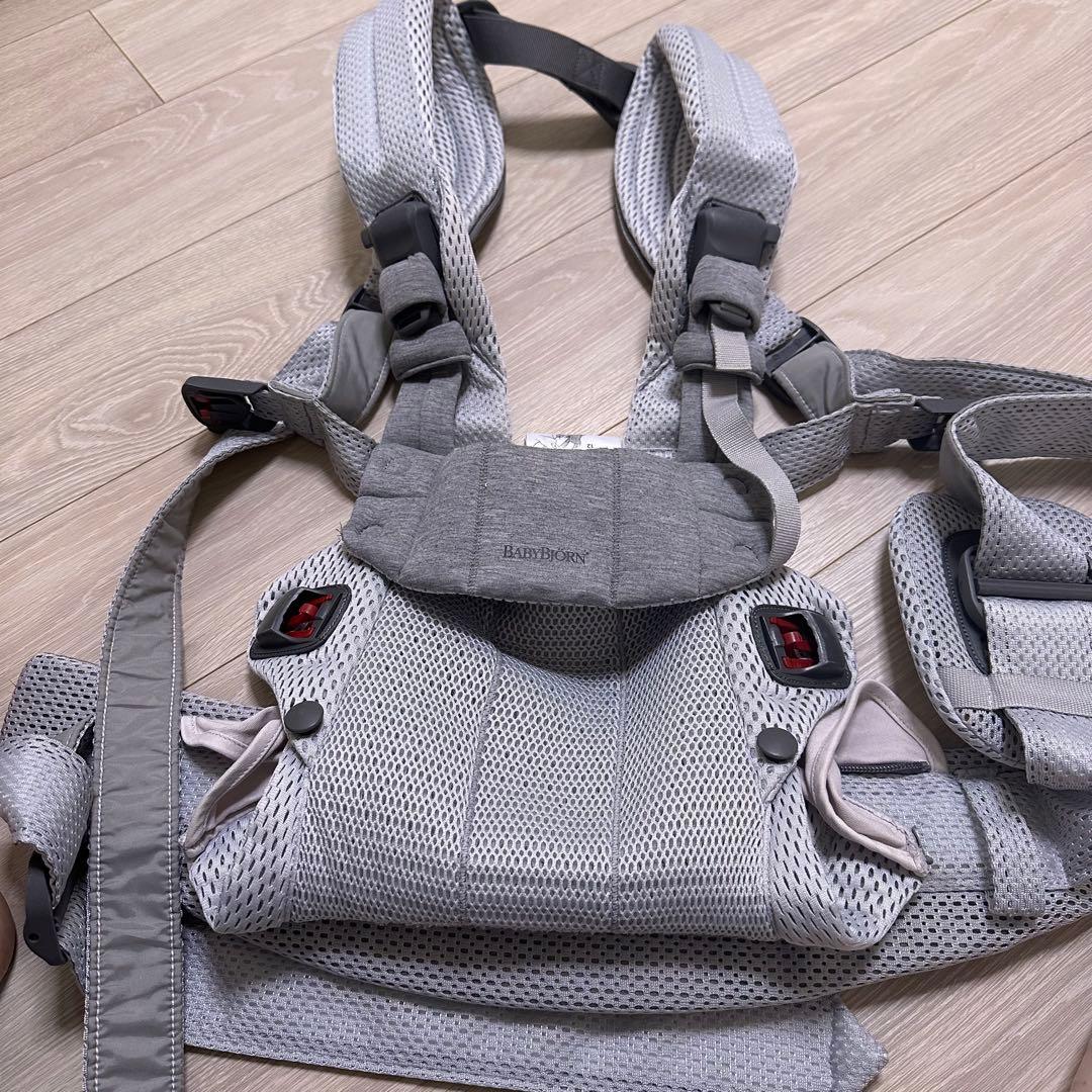 5点　ベビービョルン　ハーモニー　シルバー　専用スタイ　防寒カバー　UNIQLO