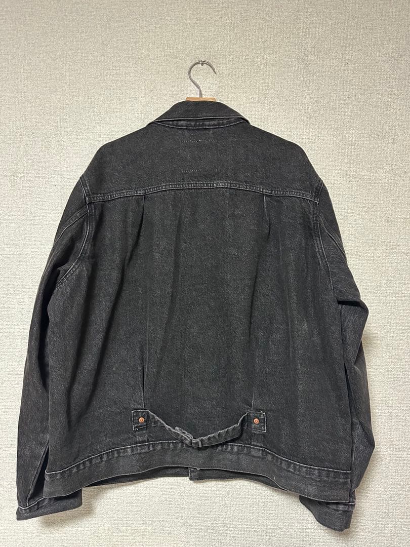 LEVI'S ブラックデニムジャケット Lサイズ