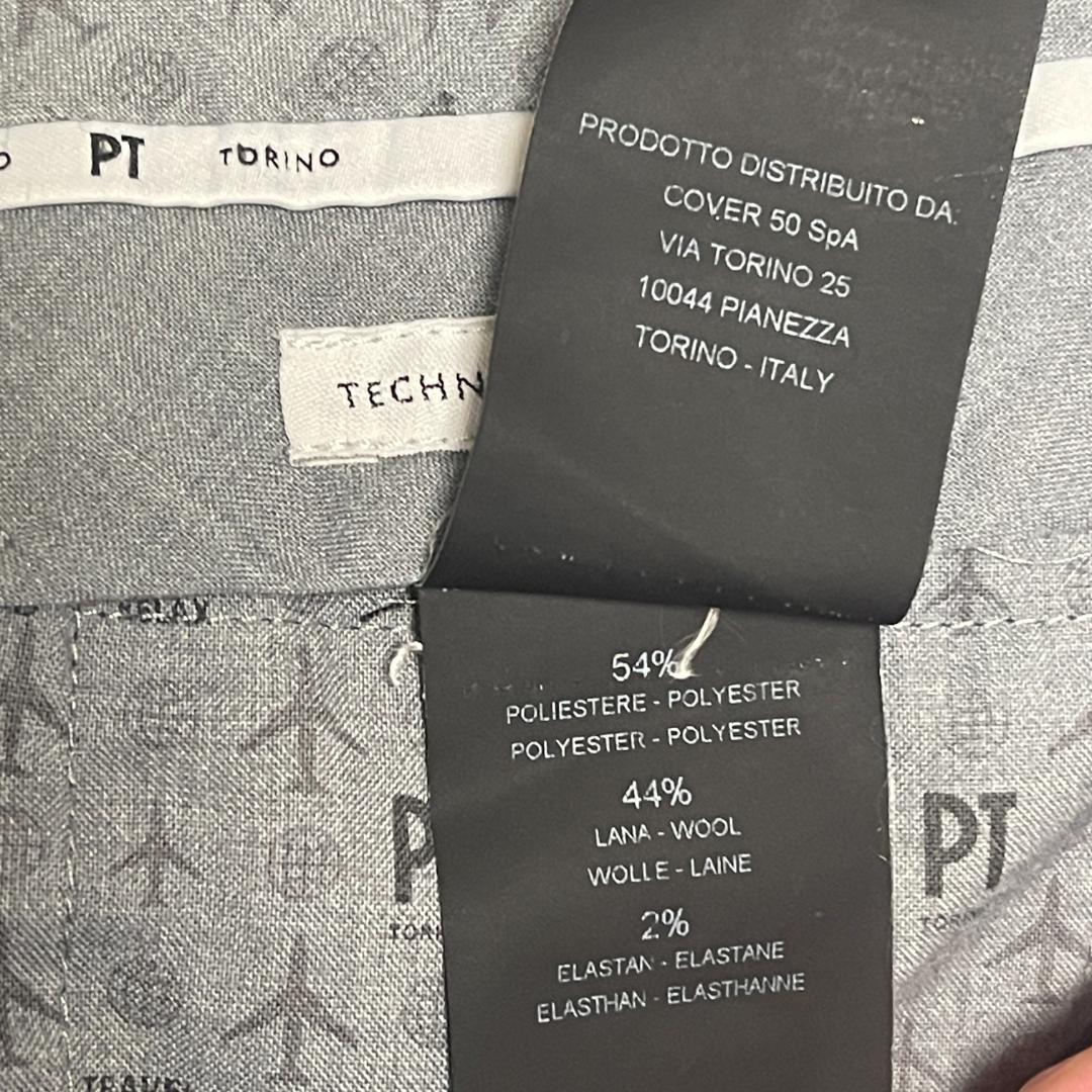 PT TORINO トラベラー ストレッチ スラックス 50 チャコールグレー