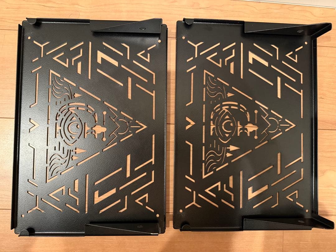 デバイスワークス ブラックデザイン アイアンプレート２枚セット