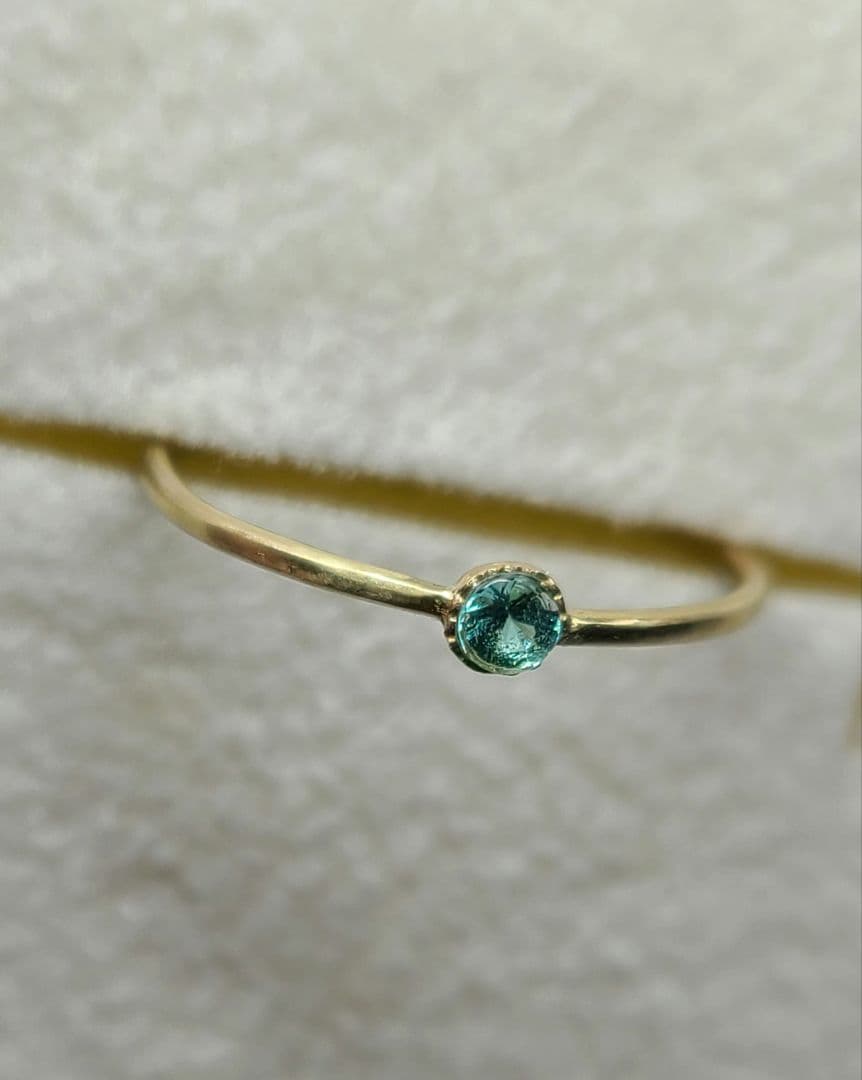 こりか★ブラジルバターリャパライバトルマリン★リングオーダー