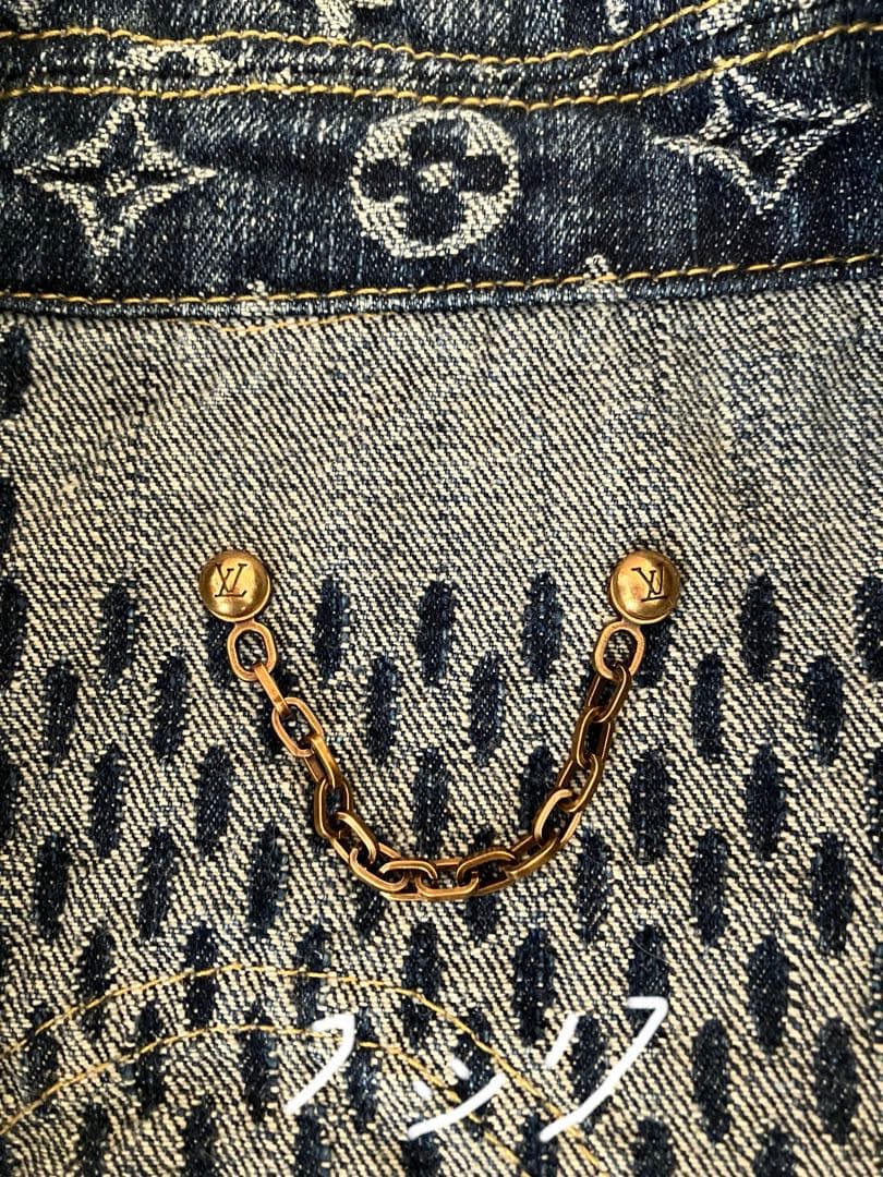 金*狼様 デニムブルゾン　マルチ柄