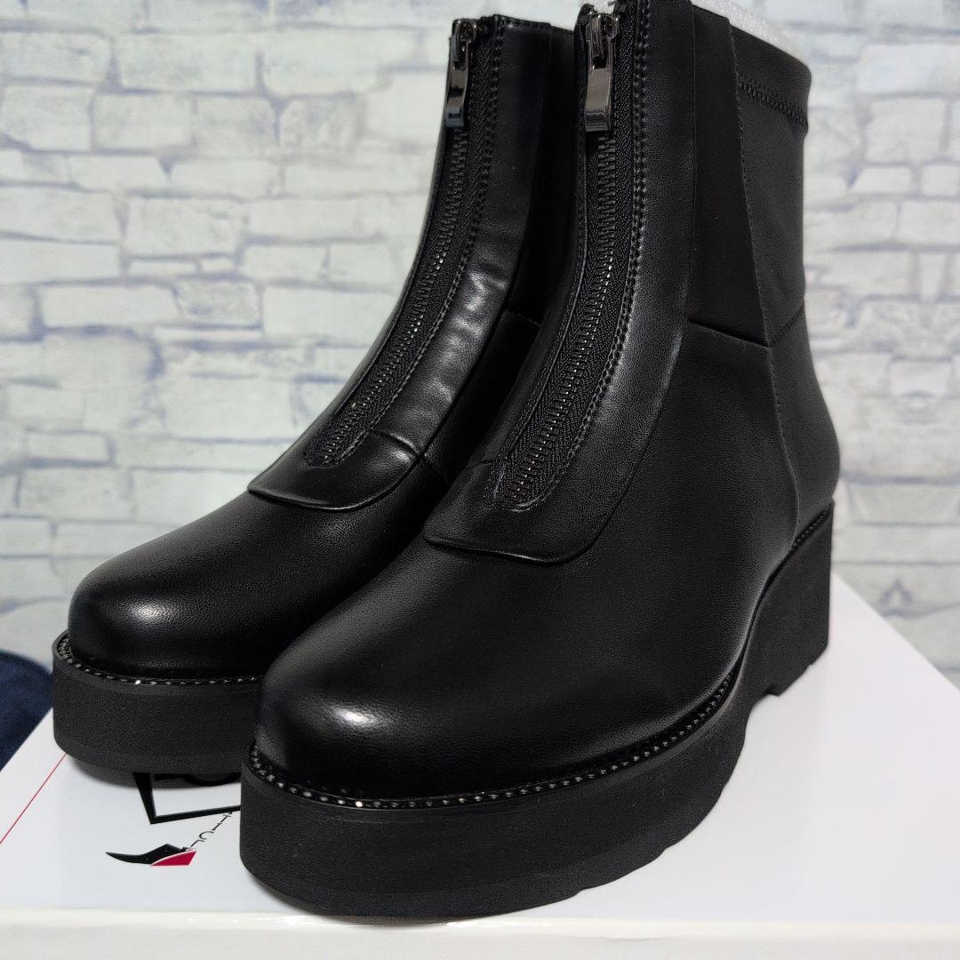 新品　コンポジションナイン フロントジップコンフォートショートブーツ3020