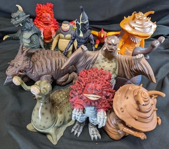 ウルトラＱ登場怪獣・宇宙人（バンダイ）ソフビフィギュア12体セット