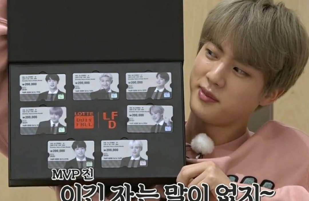 BTS  防弾少年団   ロッテ免税店  LOTTEカード トレカ   ジン