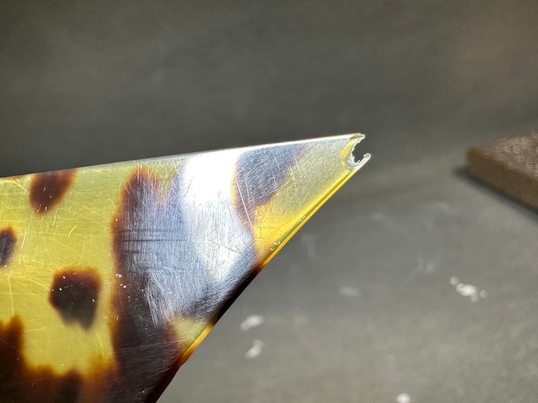 津軽三味線　鼈甲撥　撥　バチ　天然素材　和楽器　民謡　アンティーク　細密細工