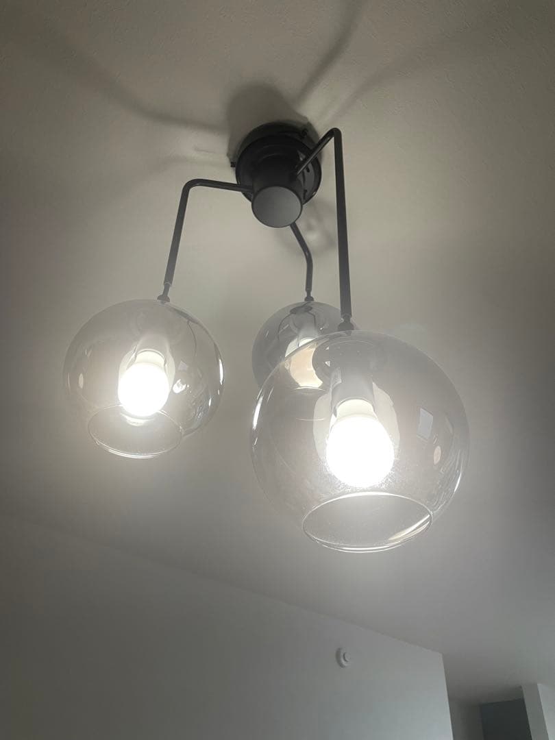 ペンダントライト VERRE 3T(グレー)