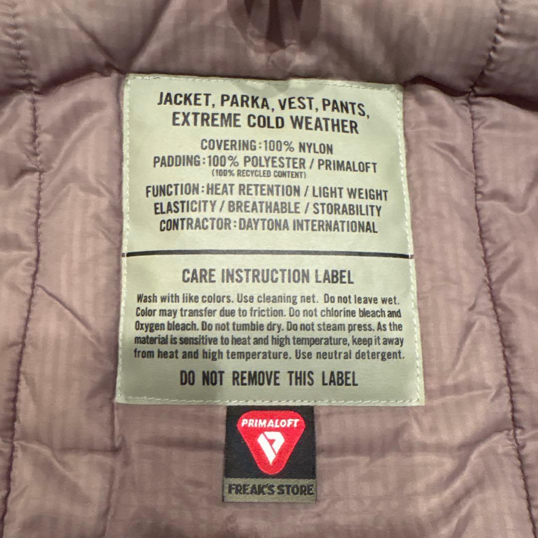 LEVEL7 HIGH LOFT JACKET PRIMALOFT Sサイズ