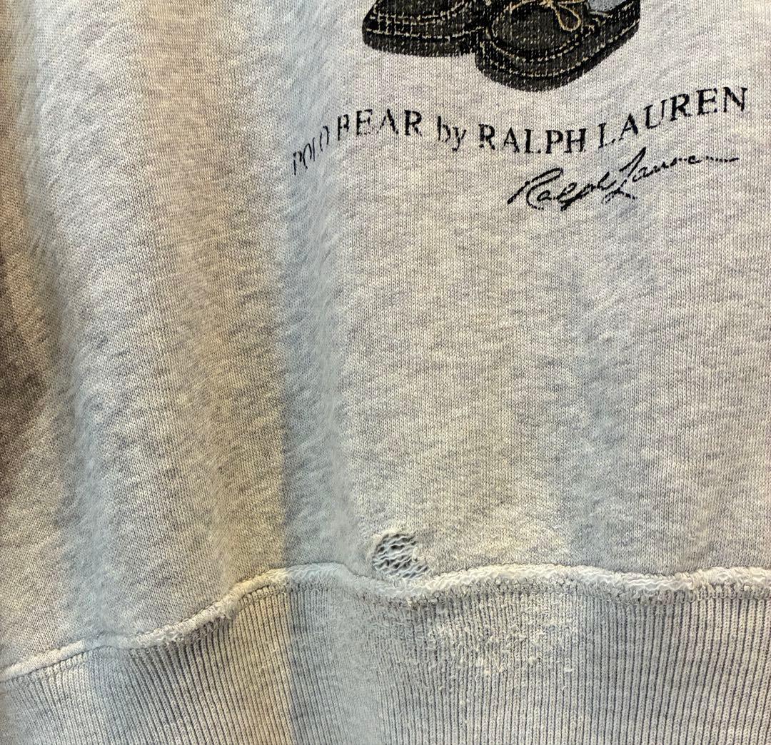 ラルフローレン フラッグ ベア グラフィック スウェットシャツ　長袖トレーナー