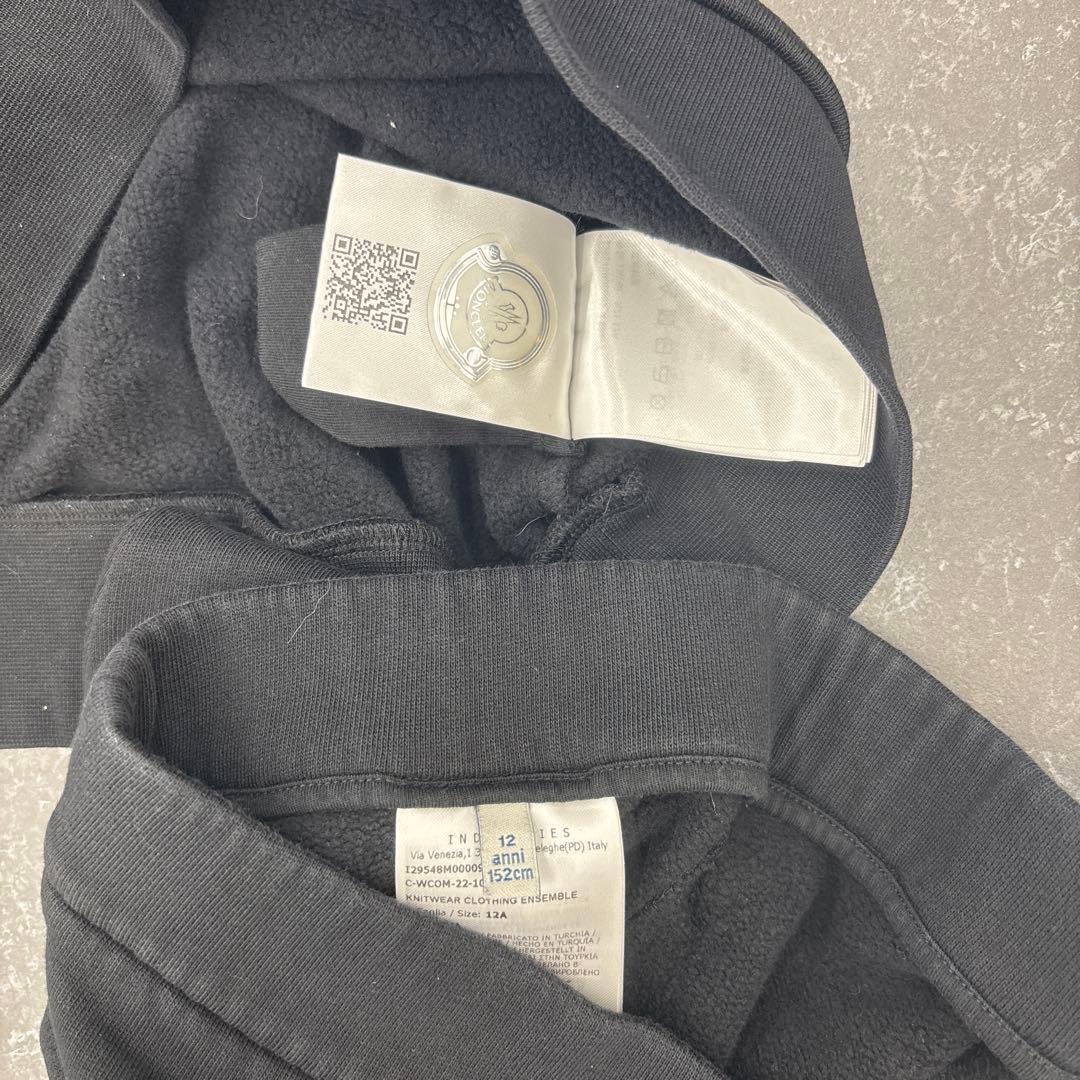 MONCLER裏起毛セットアップ　12Y152㎝