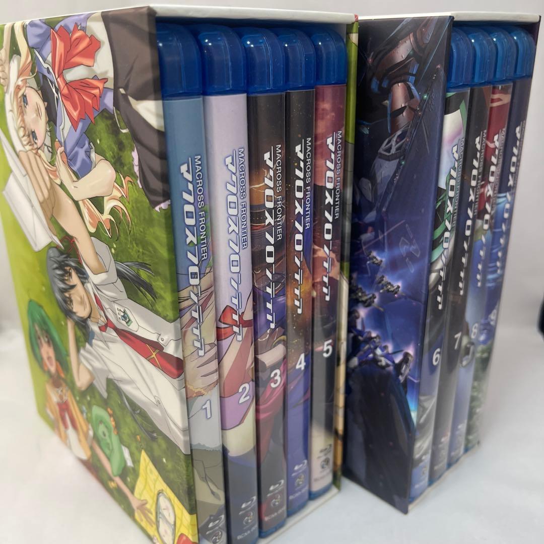 【ディスク美品】マクロスフロンティア Blu-ray 全9巻セット/収納BOX付