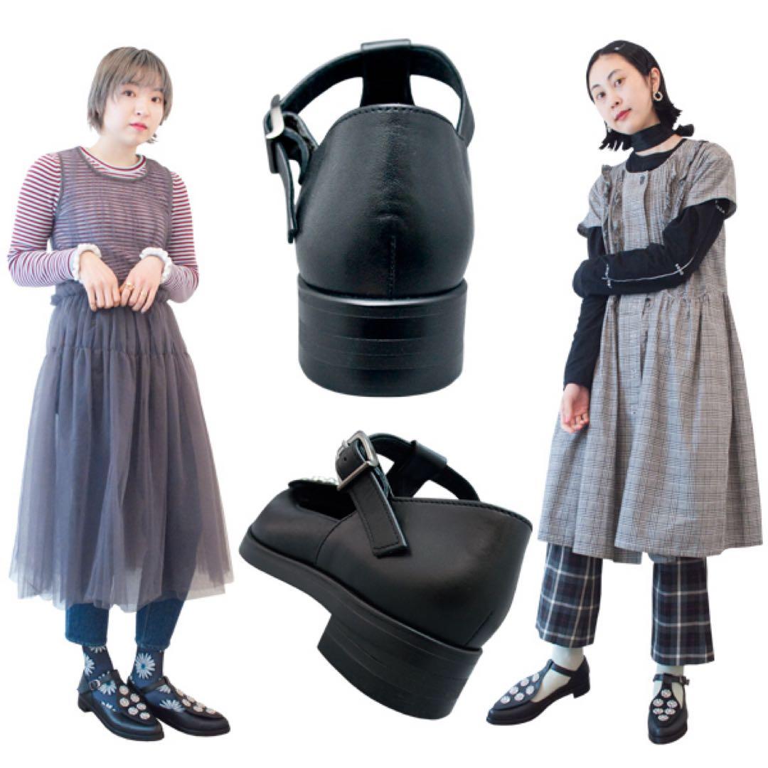 【美品】TOKYO BOPPER No.954 ローヒール シューズ 23.5