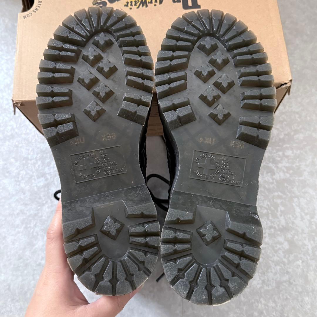 EU37 Dr.Martens ドクターマーチン ゼブラ柄 ブーツ