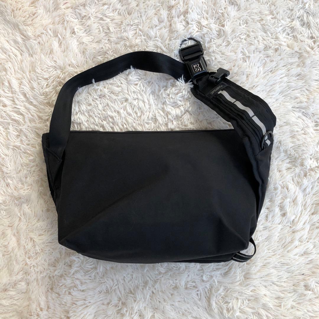 【美品】CHROMEクロームメッセンジャーバッグブラック黒ショルダーバッグ