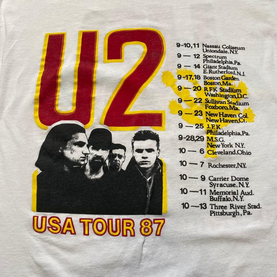 【80's】 U2 JOSHUATREE USA TOUR 87's Tee