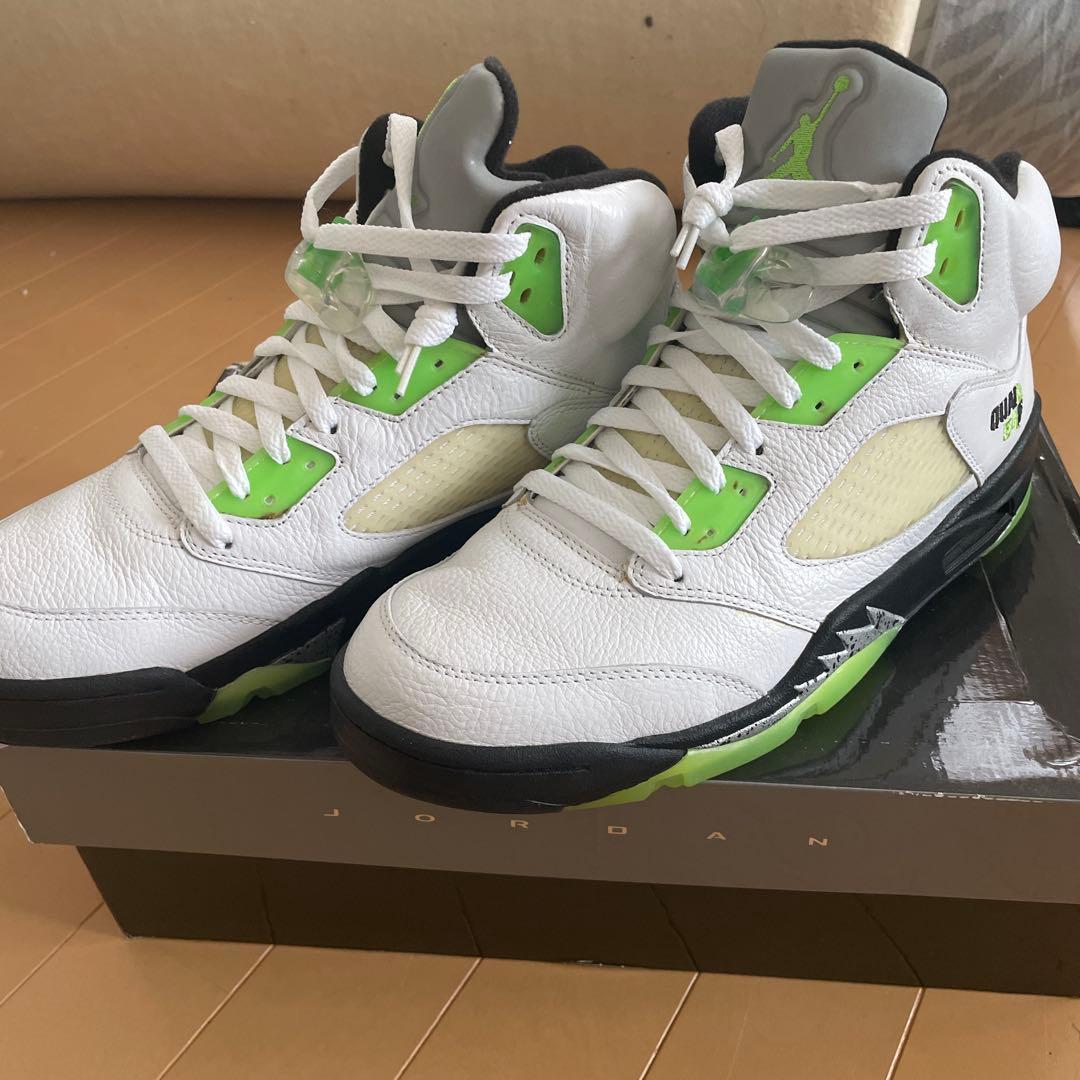 Jordan 5 ホワイト/グリーン
