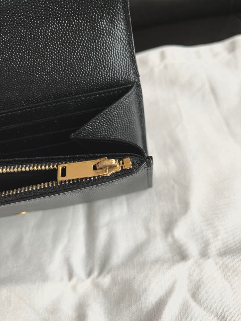 【美品/箱付き】サンローラン　長財布　SaintLaurent イブサンローラン