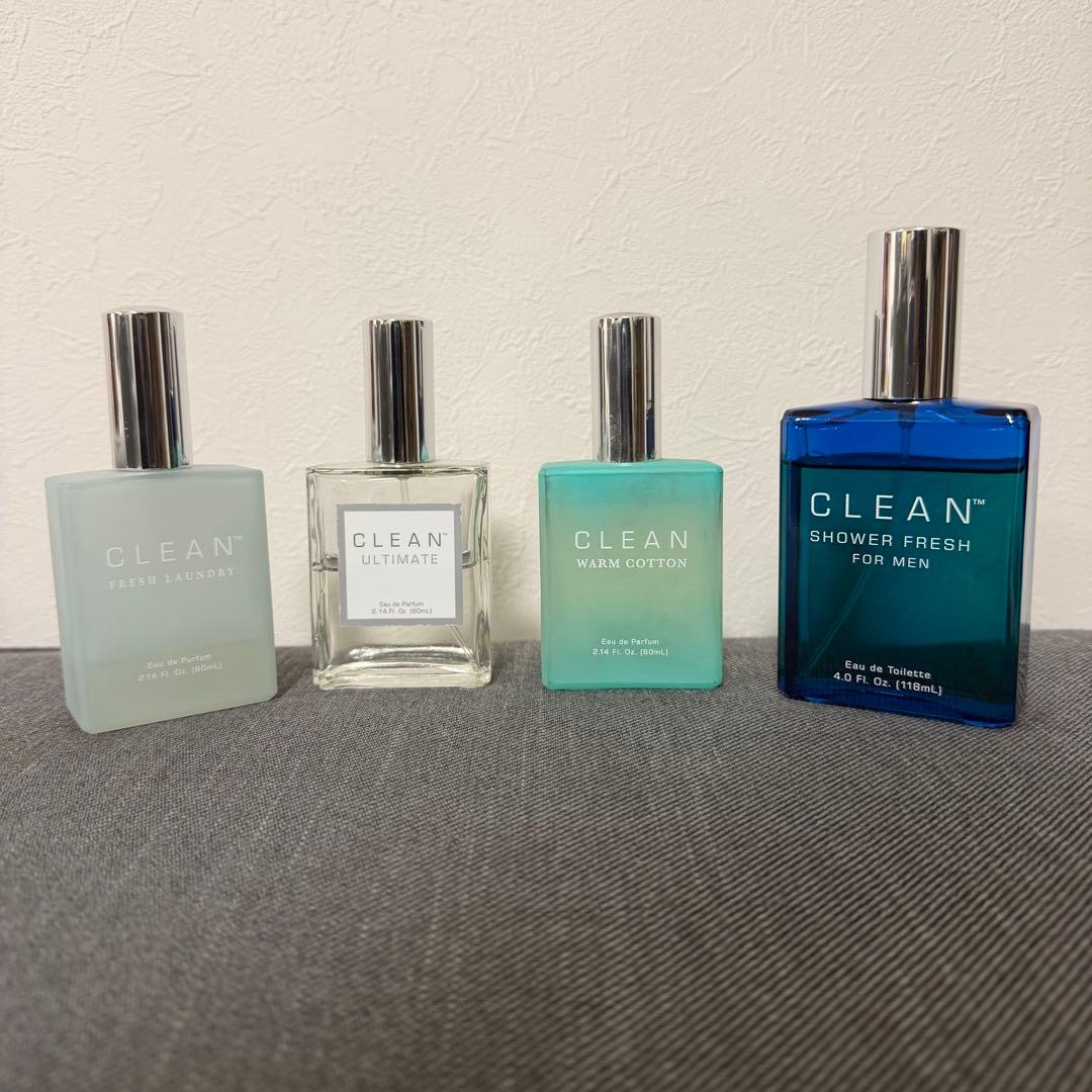 【4点セット】CLEAN クリーン 香水 ウォームコットン フレッシュランドリー