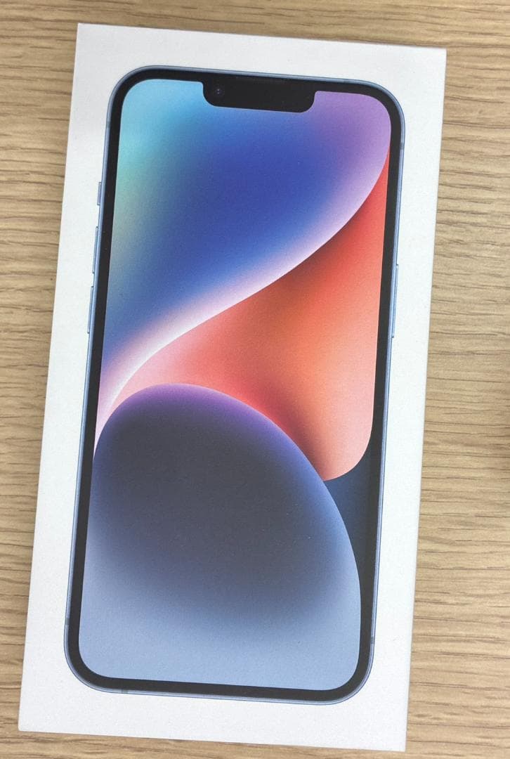 Apple iPhone 14青色 本体 充電ケーブル付き