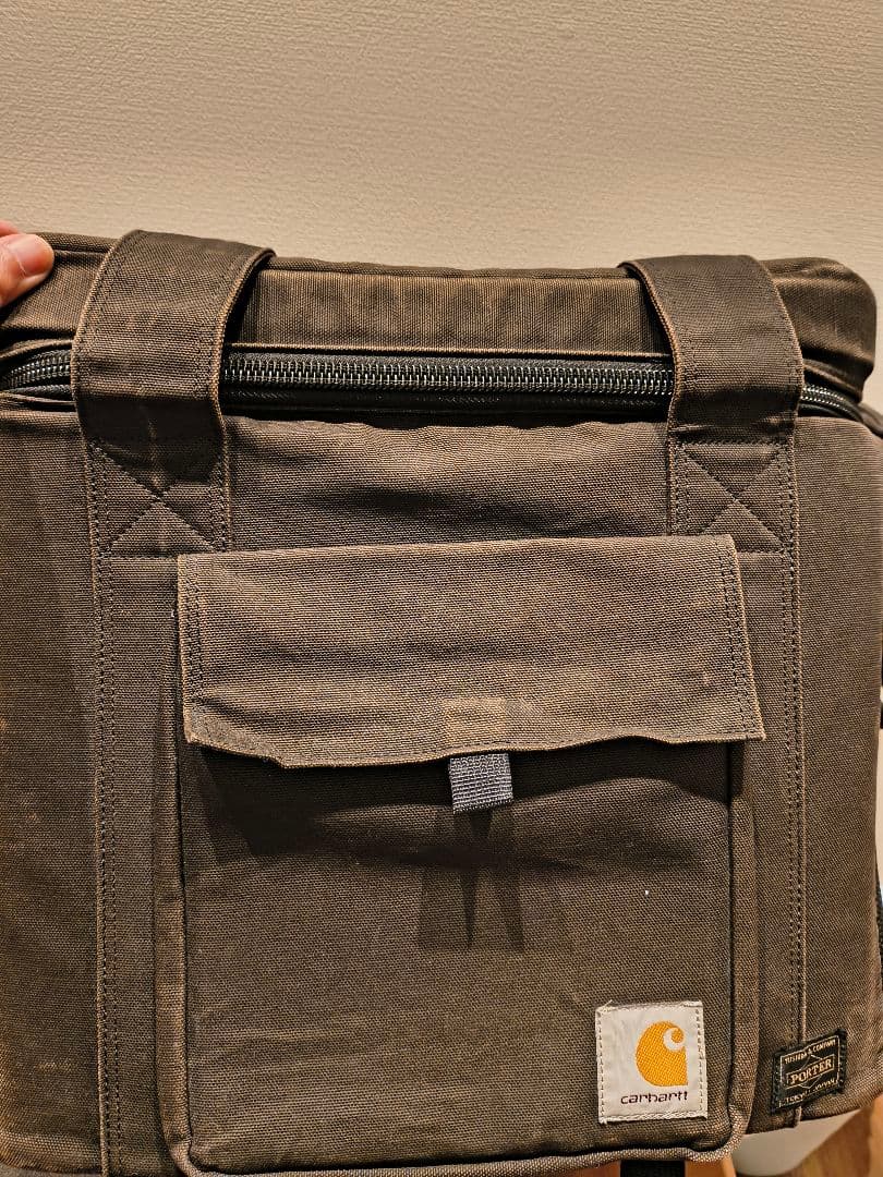 m*a様 レコードバッグ　carhartt porter wネーム　藤原ヒロシ