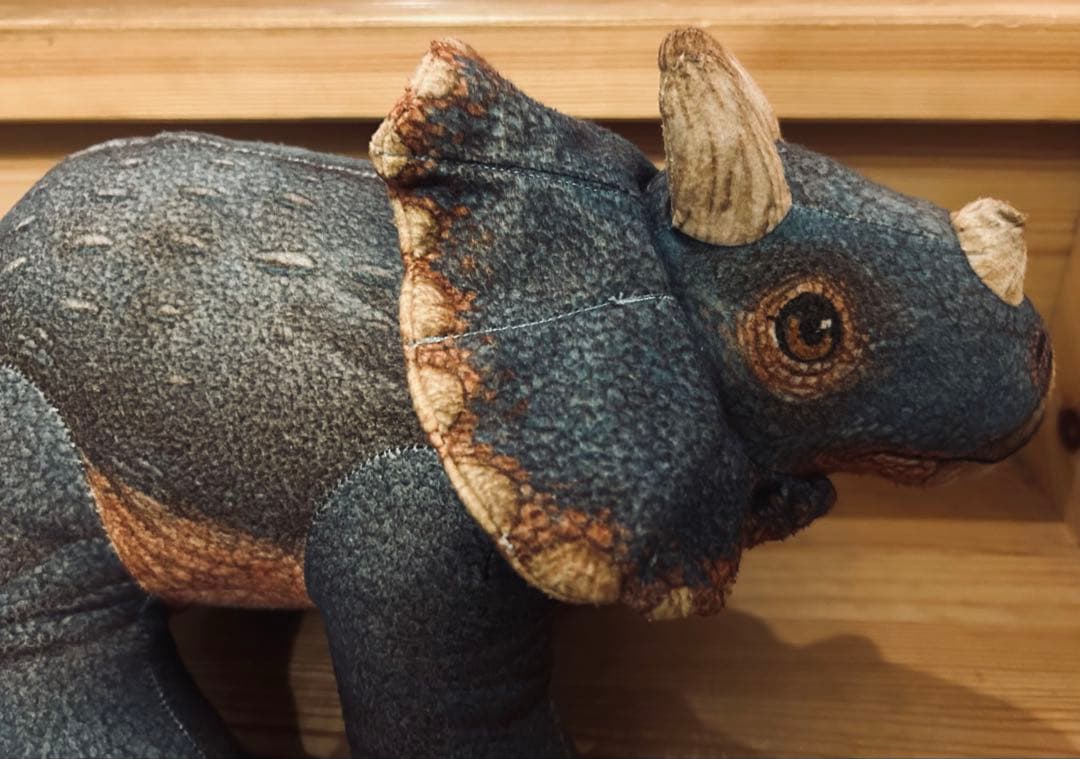 ぬいぐるみ 人形 90s DAKIN デーキン 恐竜 トリケラトプス 1992