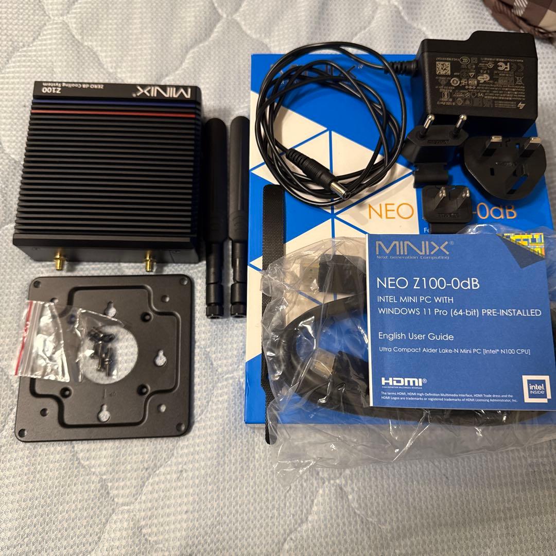 MINIX Z100 ミニPC N100 メモリ16GB SSD256GB 美品