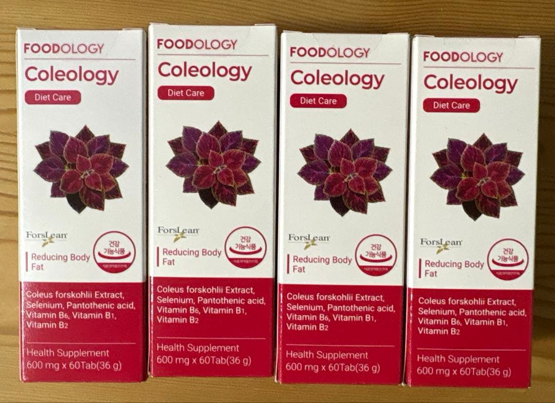 フードオロジー コレオロジー 錠剤 60錠×4箱